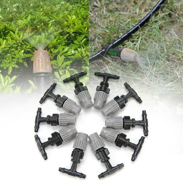 Garden Sprinklers,10Pcs Micro Drip Irrigation Irrigation Sprinkler Hose Sprinkler Smart Functionality