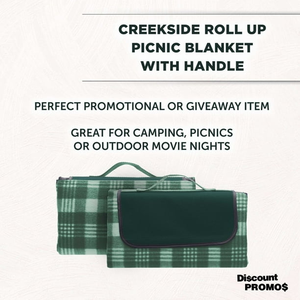 Creekside Roll Up Picnic Blankets Set of 6 Bulk Pack Great outdoor blanket for Camping Picnic Beach Other Outdoor Activities Red Walmart