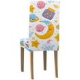 thumbnail image 2 of RYLABLUE Magic Space Stretch Chair Cover Protector Seat Slipcover for Dining Room Hotel Wedding Party Set of 1, 2 of 5