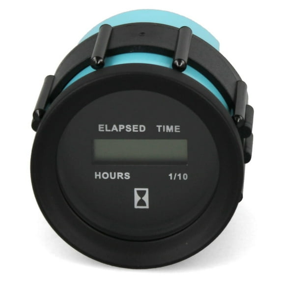 Marpac Boat Hour Meter Gauge MH0216 | Faria Digital 2 Inch Black