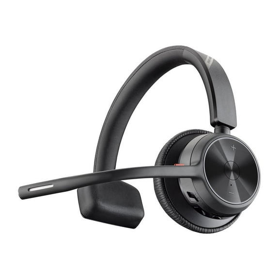 HP Over-Ear Mono Headsets with Charge Stand, Black