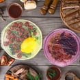 thumbnail image 5 of 60PCS Reusable Food Storage Covers Elastic Colorful Bowl Covers Dish Plate Plastic Covers for Family Outdoor Picnic, 5 of 7