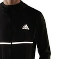 thumbnail image 3 of adidas Own The Run Color-Block Jacket Black/Purple Rush/Pulse Lime/Acid Red SM, 3 of 5