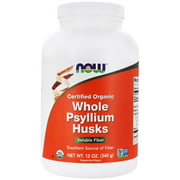 NOW Foods - Organic Whole Psyllium Husks - 12 oz.