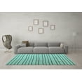 thumbnail image 3 of Ahgly Company Indoor Rectangle Solid Light Blue Modern Area Rugs, 7' x 10', 3 of 4