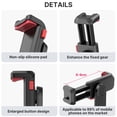 thumbnail image 3 of TRÍPODE SOPORTE DE TELEFONO CLAMP MULIFUSTENCIAL Teléfono Monte de Trypode 360 ​​Rotatable Con Duales Soportes de Zapatos Fríos para Teléfonos Inteligentes Selfie, 3 of 7