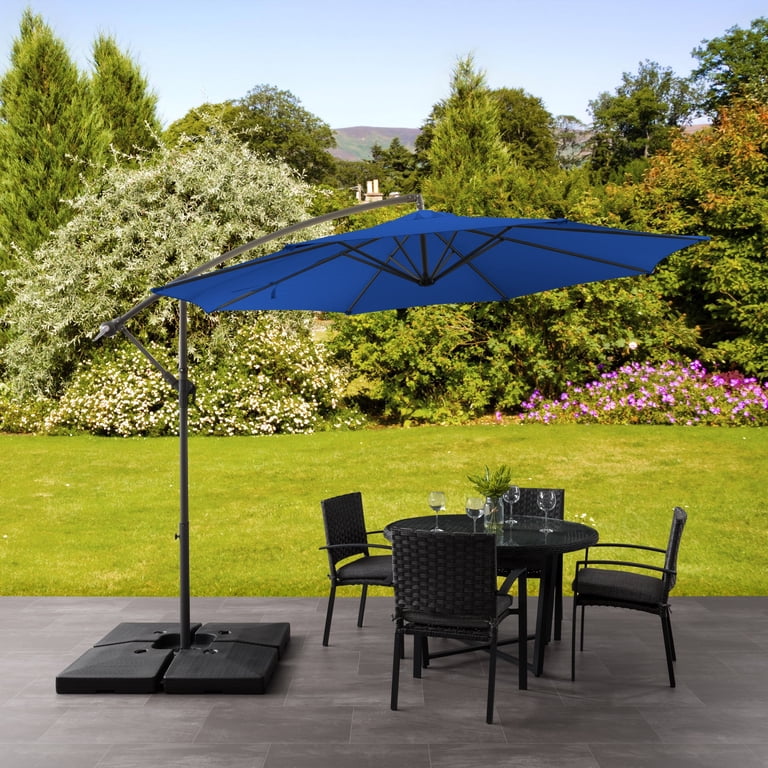 costway rattan wicker umbrella patio side table Costway Brown Rattan Wicker Steel Side Table with Umbrella Hole for Outside  and Balcony