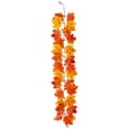 thumbnail image 2 of EWASWON 100cm Artificial Maple Leaf Garland Fake Fall Leaves Hanging Vine, Halloween Harvest Autumn Decor for Home & Party, 2 of 8