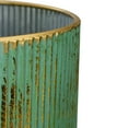 thumbnail image 4 of Northlight Rustic Christmas Tree Candle Lanterns - 12" - Green and Gold - Set of 2, 4 of 4