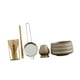 thumbnail image 4 of 5x Matcha Ceremony Set Matcha Spoon Ceremonial Accessors Sifter Traditional Matcha Bowl Matcha Watch para amantes del té de fiesta Piedra, 4 of 9