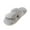 Light Gray_3, variant on Willtoo Women's Fuzzy Slippers Open Toe Cross Band Slippers Memory Foam House Slippers for Women Light Gray 5.5 Wide