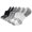 Silver #1, variant on Cleaning Socks for Women Unisex Sweat-Absorbing Breathable and Outdoor Socks for Sports 6PC