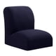 thumbnail image 5 of Funda para silla de comedor, lavable, universal, elástica, extraíble. Azul marino, 5 of 9