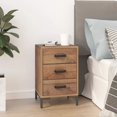 thumbnail image 1 of vidaXL Bedside Cabinet Brown 36x30x54 cm Solid Pinewood, 1 of 1