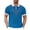 Blue, variant on Sngxgn Men's Slim Fit Short Sleeve Polo Shirt(Blue,L)