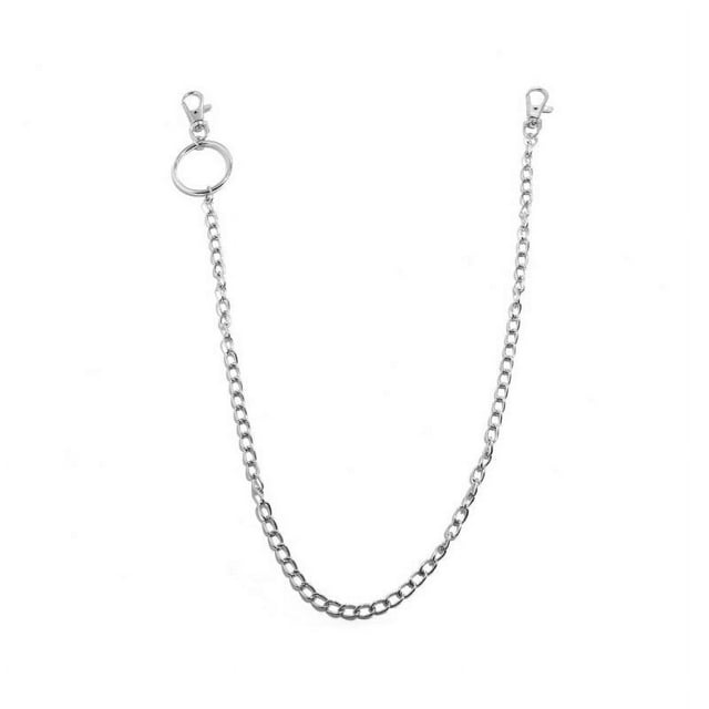 Cadena de billetera de Metal Unisex Sunnimix Jeans Biker Rocker Collar de Doble capa 1 capa 65 cm