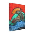 thumbnail image 2 of Trademark Fine Art 'The Bold Musician' Canvas Art by Oscar Ortiz, 2 of 3