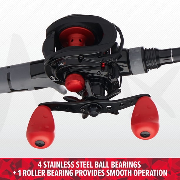 abu garcia baitcaster walmart Black Max Baitcast Fishing Combo, 6'6 inch Medium Rod, Right/Left Handed Reel This combo is the perfect tool for you to expand your fishing techniques and arsenal. Abu Garcia Silver Max Low