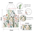 thumbnail image 7 of Pioneer Flower Floral Print Pattern Apron-Garden Aprons for Women with Pockets-Cotton Linen Waterproof Kitchen Cooking Gardening Aprons Adjustable for Kitchen,Cooking,BBQ and Salon 33x27 Inch, 7 of 7