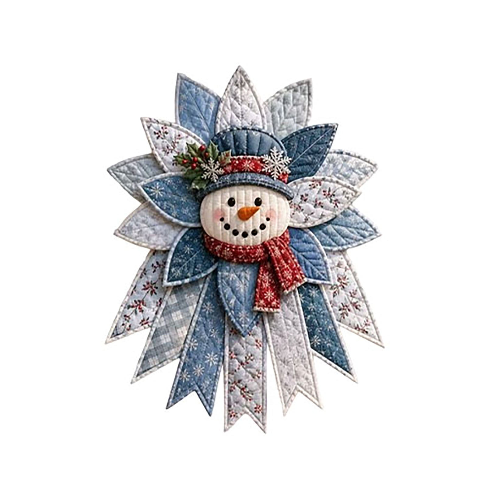 Christmas DIY Handmade Patchwork Kit Festive Sewing Craft Set for Holiday Home Decoration Style C