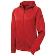 thumbnail image 1 of Sport-Tek Women's Drawcord Fleece Full-Zip Hooded Jacket, 1 of 5