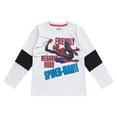 thumbnail image 4 of Marvel Spider-Man Long Sleeve Shirt (Boys), 3 Pack, Sizes 3T-7, 4 of 7