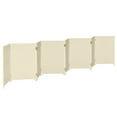 thumbnail image 4 of Red Lantern 2 ft. Short Woven Fiber Folding Screen - Cream - 8 Panel, 4 of 7