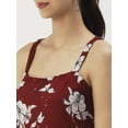 thumbnail image 6 of DressBerry Women’s Printed Viscose Rayon Dress Square Neck Sleeveless Calf Length Regular Wear Light Weighted Casual Summer Long Dress, 6 of 7
