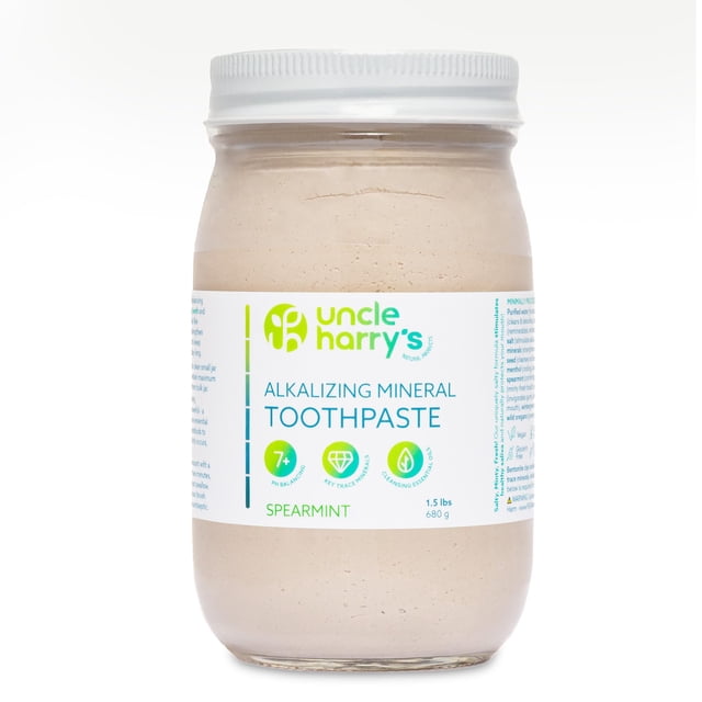 Pasta dental Uncle Harry's Spearmint 680 g vegana sin flúor
