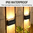 thumbnail image 1 of Fiudx Lámpara de Pared (2 Unidades), Diseño de Ahorro de Energía con Energía Solar, Material Abs Resistente Al Agua Ip65, Fácil Instalación, Iluminación Exterior para Jardín, Patio, Blanco Cálido, Ta, 1 of 6