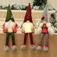 thumbnail image 3 of 16" Gnomo de Navidad iluminado hecho a mano escandinavo sueco Tomte Gnomos Santa Elf, 3 of 5