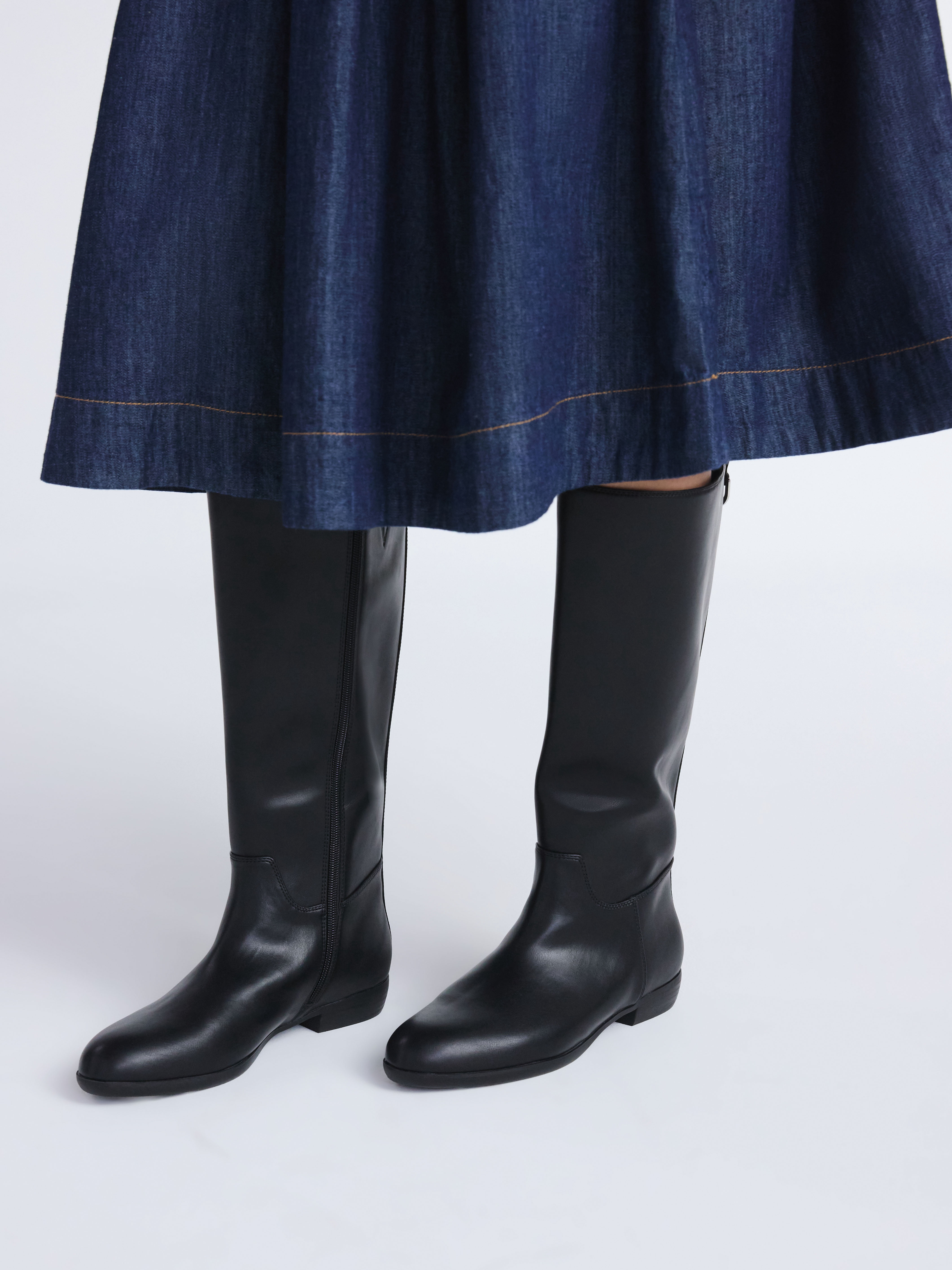 Free Assembly Women's Faux Leather Riding Boots