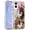 Gold, variant on XPM for Samsung Galaxy S25 EDGE Phone Case, Epoxy Glitter Flowers Bling 3D Butterfly Fashion TPU Hybrid with Shockproof Protection Cover for Galaxy S25 Edge (Pink)