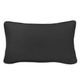 thumbnail image 2 of Outdoor Decor by Commonwealth Ebony Outdoor Printed Lumbar Pillow 14 x 26 in Black, 2 of 4