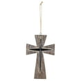thumbnail image 2 of Dicksons Star Cross On Cross with Jute Rope, Brown 5.25 x 3.25 Inch Resin Wall Art Plaque, 2 of 2