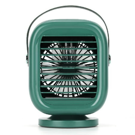 

120 Degree Rotation 2000mAh Air Conditioner Fan USB Rechargeable Air Cooler 3 Speeds Humidifier Misting Fan for Home Office Room Outdoor