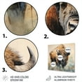 thumbnail image 3 of Designart "Buffalo Majesty Rulers of the Plains" Animals Metal Wall Art, 3 of 5