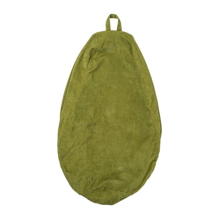 IMISSILLEB Corduroy Sofa Cover for Bean Bag Chair, Water Drop Shape Sofa Cover, Nordic Furniture Accessory