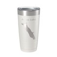 thumbnail image 1 of Acton Lake Hueston Woods Map Tumbler Travel Mug Insulated Laser Engraved Coffee Cup Ohio 20 oz White, 1 of 1