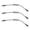 thumbnail image 1 of 3X Mini Remoto Dimmer Control del Regulador de 12A 12V 24V de LED Tiras Controlador Monocromatico Negro, 1 of 1