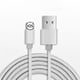 thumbnail image 1 of Cable De Datos De 3.28 Pies 2A Cable Usb De Carga Rápida Cable De Cargador Antienredos Trenzado De Nylon Para Teléfonos Iphone Android Vogacara EL011843-00, 1 of 1
