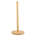 thumbnail image 5 of ROSENICE 1Pack Beige Bamboo Toilet Paper Holders for Home Users Vertical Paper Holding 11.4X4.5X4.5In, 5 of 8