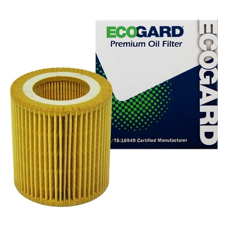 ECOGARD X5607 Cartridge Engine Oil Filter for Conventional Oil - Premium Replacement Fits BMW 328i, X3, X5, 328i xDrive, 528i, 335i, 535i, 535i xDrive, X1, 325i, 528i xDrive, 328xi, 320i, Z4, (Best Oil For Bmw 328i)