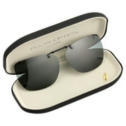 Polar Optical Optics Unisex RECM 54 Plastic ClipOns Sunglasses Gray