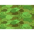 thumbnail image 1 of Ahgly Company Machine Washable Indoor Rectangle Transitional Green Area Rugs, 6' x 9', 1 of 7