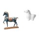 thumbnail image 1 of Escultura De Caballo De Porcelana Para Escritorio Y Sala De Estar, Elegante Adorno De Animal De Pie Para Estantería, Mesa, Armario De Oficina., 1 of 8