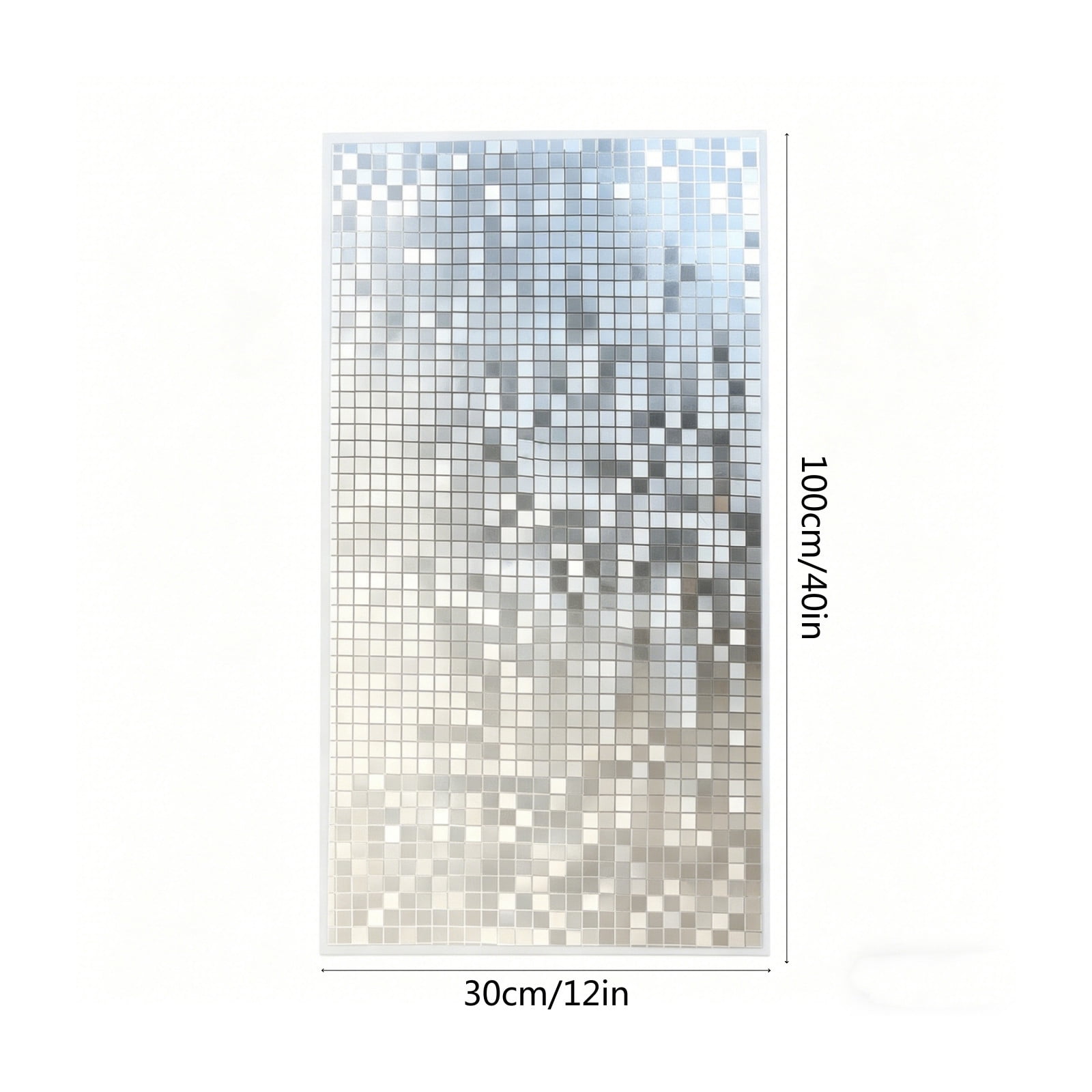 Window Film Sun Blocking Non Adhesive, Static Cling Glass Film for Home Office Bathroom Door, Heat Control Privacy Decorative Covering for Windows and Shower