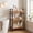 Wood, variant on 3 Tiers Bookcase, Wood Bookshelf Tall Display Shelves Storage Organizer for Bedroom, Living Room & Home Office