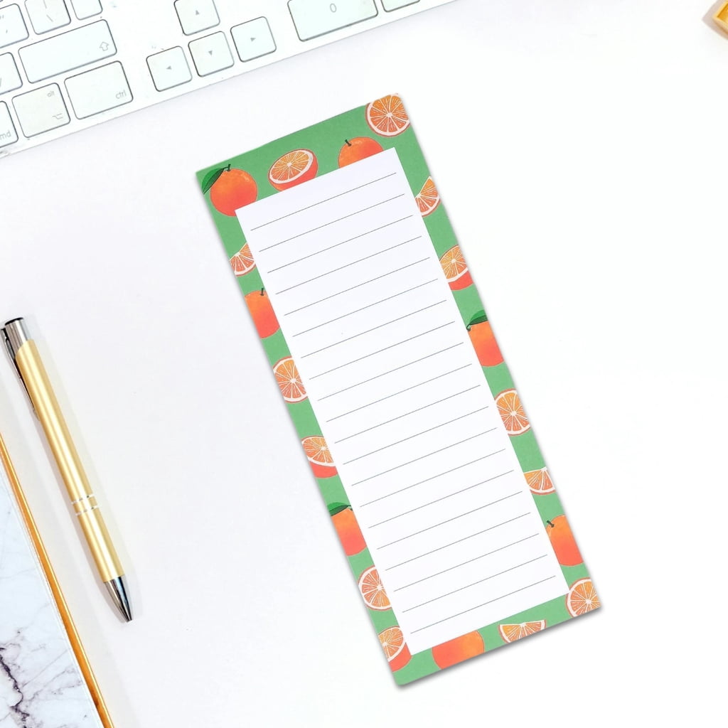 8 Pcs Magnetic Note Pads Grocery List Magnet Pad Writing Pad Magnetic Memo Pads for Study Note and Daily Memos