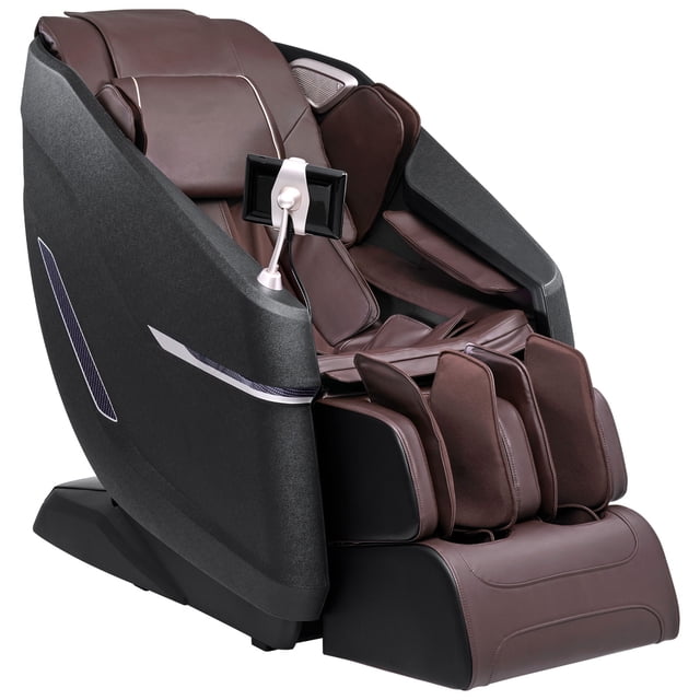 KFFKFF Relaxation Chair featuring Adaptable SL-Track, Zero Gravity Lounger, 3D Shiatsu Technique, Warming Function, Bluetooth Connectivity, Foot Massager, and Interactive Touch Screen